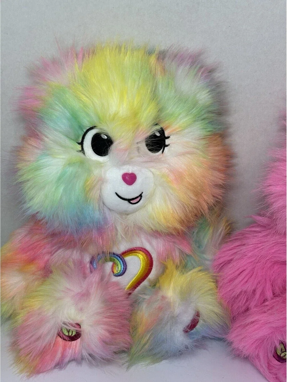 Care Bears Super Fuzzies Plush CHEER & TOGETHERNESS Bear ULTRA RARE